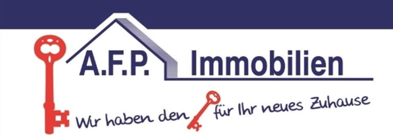 AFP Immobilien Viol Werbeschild Banner 9b 768x270